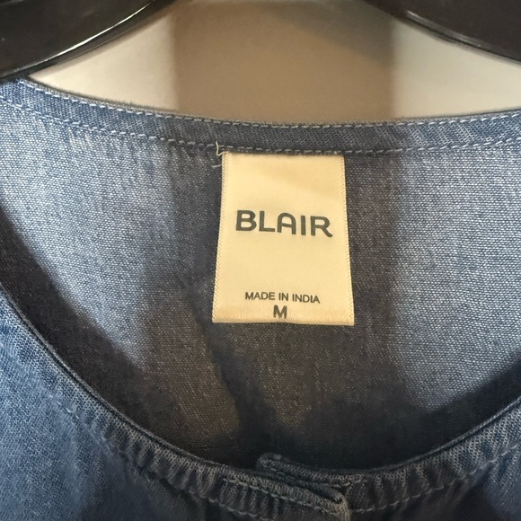 Blair Vintage Denim Button Down Dress - size M - Picture 2 of 5